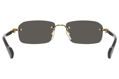 Gucci GG1221S 56 Grey & Gold Sunglasses.